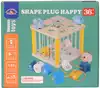 Куб-сортер+шнуровка Нити MZ149-5 дерево