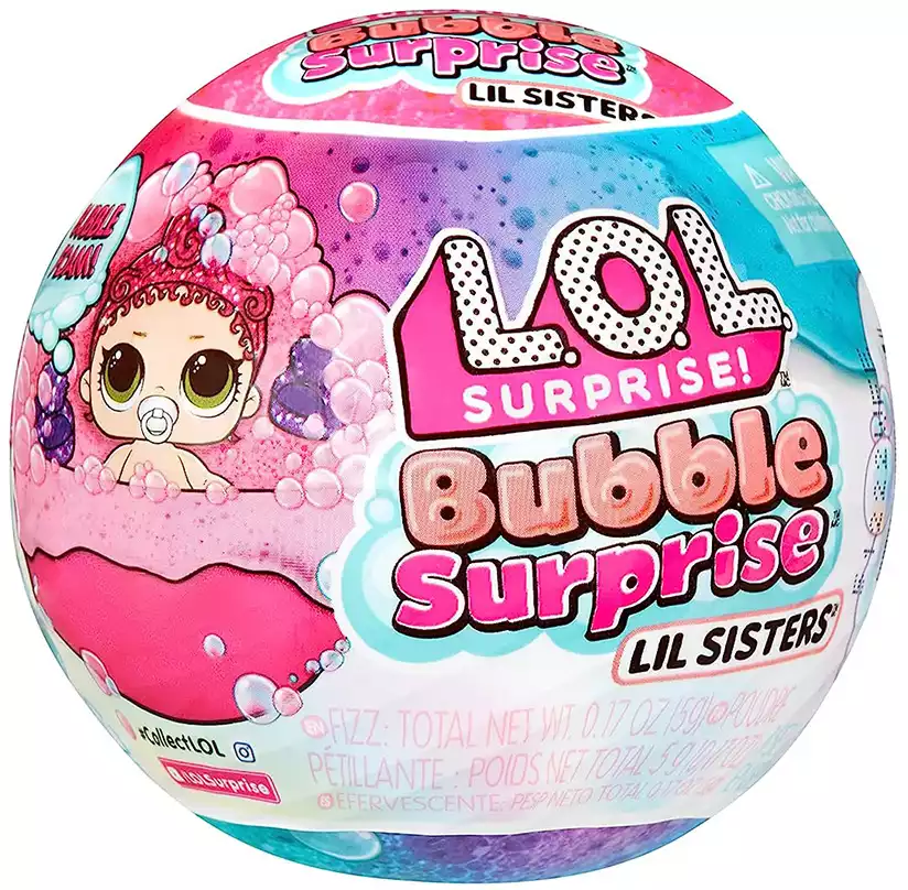 Кукла-сюрприз LOL в шаре Bubble 41591 Сестричка с аксессуарами