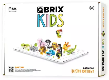Гевис Конструктор Царство животных 324 дет.30022 Qbrix
