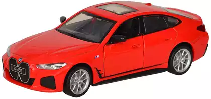 Модель машины 1:34 14см BMW I4 M50 свет, звук, инерция 68901