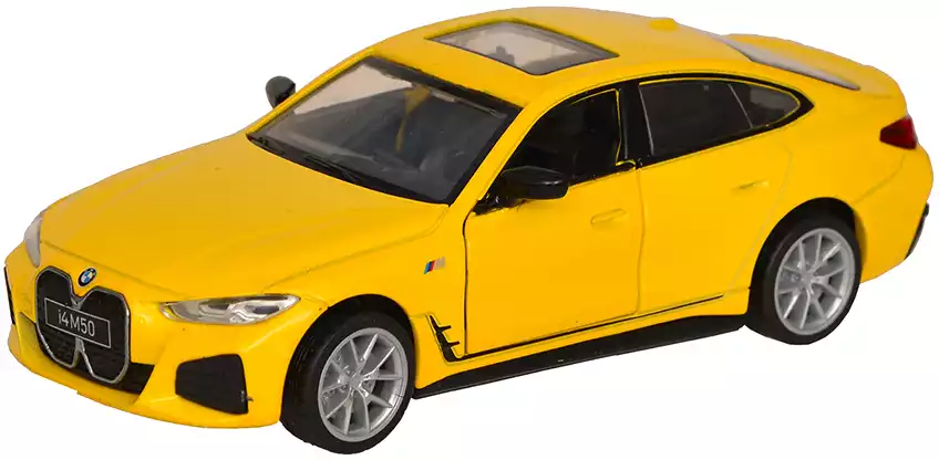 Модель машины 1:34 14см BMW I4 M50 свет, звук, инерция 68901