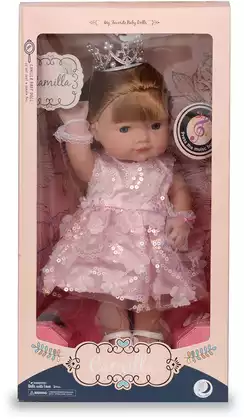 Кукла A679C в нарядном платье и короне