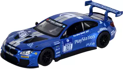 Модель машины 1:24 20,5см BMW M6 GT3 cвет, звук 68255B