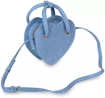 Мягкая Сумочка Сердце голубое 15 см 058D-4061D Vulpes