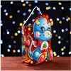 Коробка новогодняя Дракоша Гоша 140х55х190мм 231036