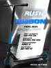 Самокат трюковой Ribbon колеса 100 мм RUSH ACTION