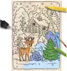 Доска для выжигания и росписи Зимний лес 04750