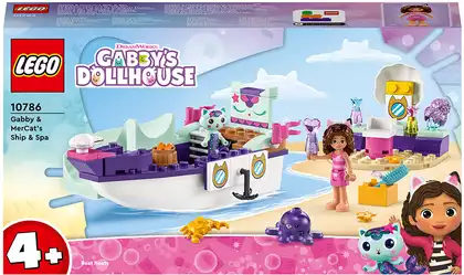 Конструктор Корабль и спа 10786 88 дет. LEGO Gabby's Dollhouse