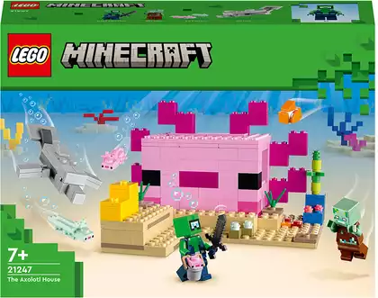 Конструктор Дом аксолотля 21247 242 дет. LEGO Minecraft