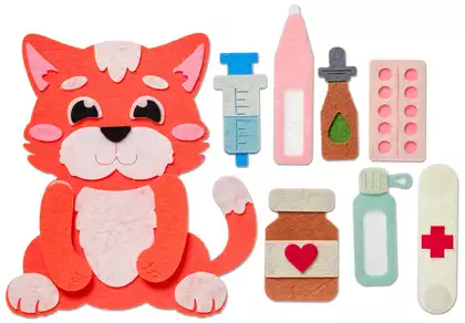 Счетный материал Лечим котенка SmileDECOR