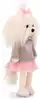 Мягкая игрушка Собачка Mimi Розовое сердце 37 см на каркасе LD5/101 Lucky