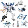 Конструктор блочный Робот-трансформер 6 в 1 космос FC3836 527 дет.
