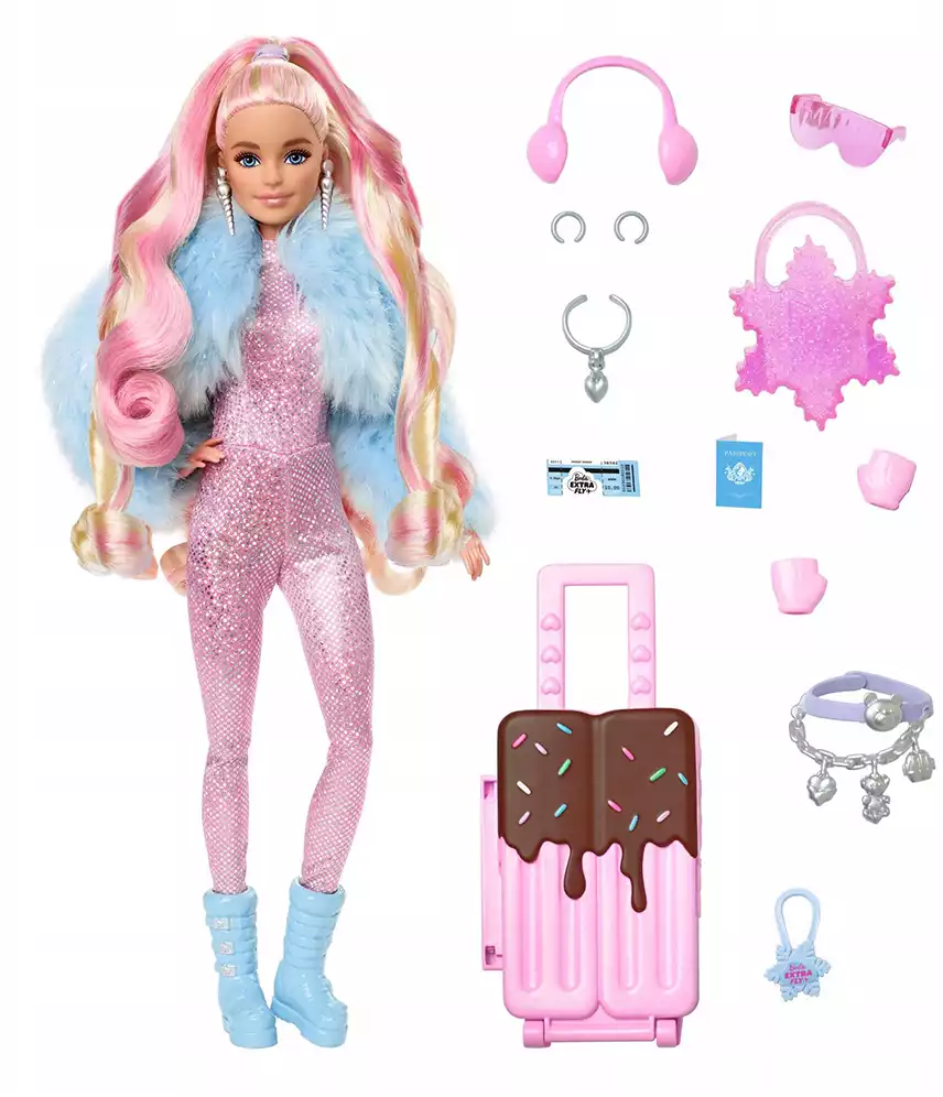 Кукла Barbie HPB16 Extra Fly Путешественница с аксессуарами