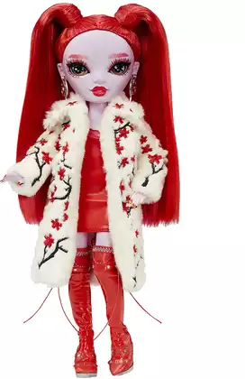 Кукла Rainbow High Shadow Рози Редвуд 28 см красная 42181 с аксессуарами