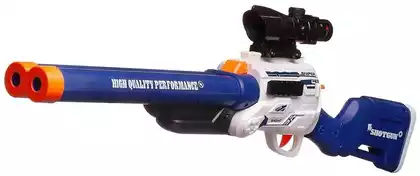Механическое двуствольное ружье с мягкими пулями и гильзами XH911-2
