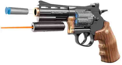 Револьвер с мягкими пулями KB1214 лазер