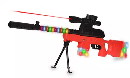 Снайперская винтовка AWM на батарейках 94см CH-035 свет, звук,вибрация, лазер
