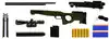 Механическая винтовка AWM с мягкими пулями и гильзами 84см 316