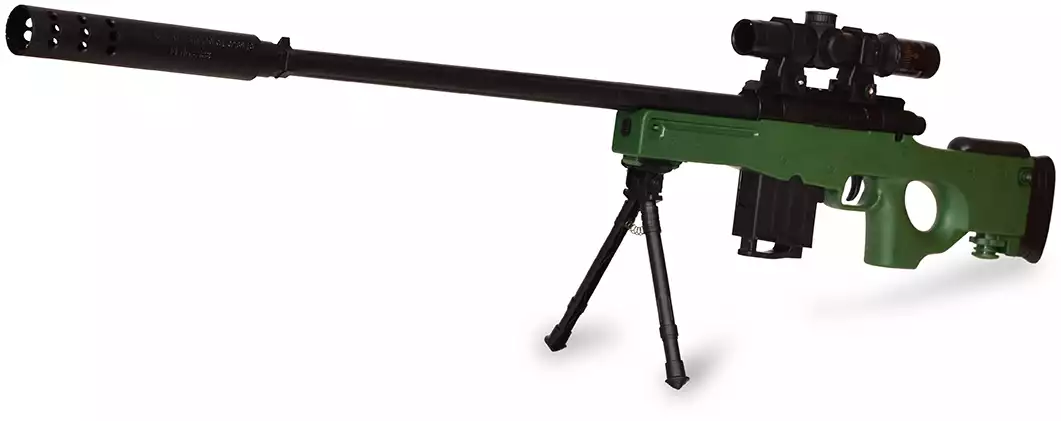 Винтовка AWM 2в1 с гелевыми пулями 100см SY107A с аккумулятором
