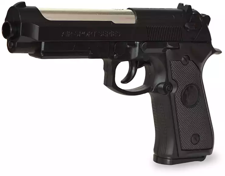 Пистолет 4в1 с гелевыми/резиновыми/пластиковыми/мягкими пулями 20см 331