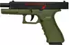 Пистолет автоматический Glock 18 с пулями и гильзами лазер, фонарик TY-902B