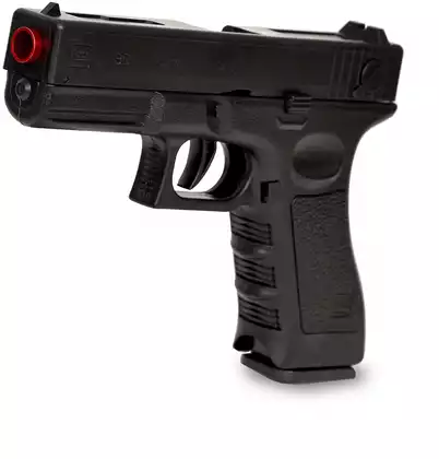 Пистолет металлический Glock 18 с пулями и гильзами 620-10