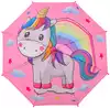 Зонтик розовый Радужный единорог 544-3-2