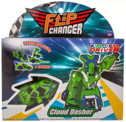 Игровой набор для детей Машинка-трансформер Flip Changer Cloud Dasher 106002
