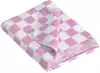 Одеяло байковое 90/112см Мелкая клетка розовый