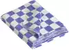 Одеяло байковое 100/140см Мелкая клетка синий