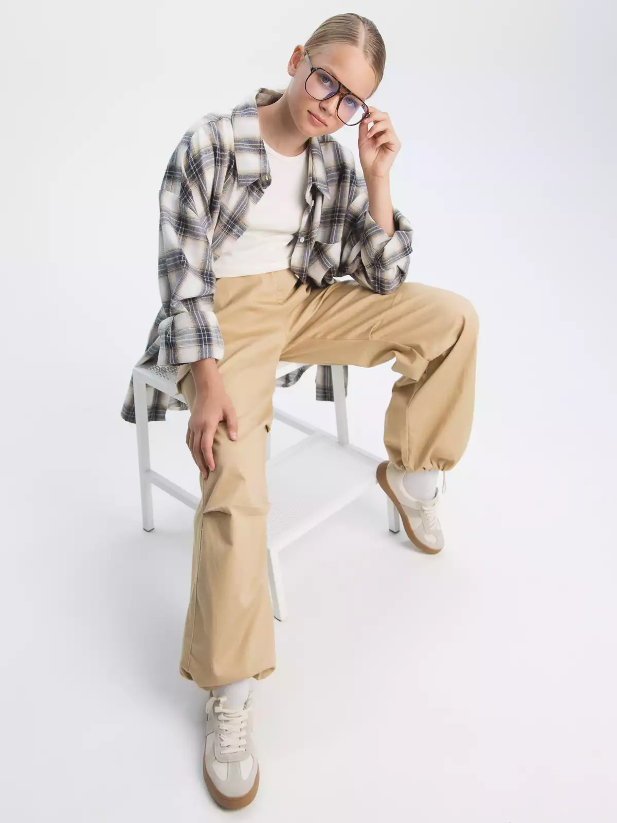 Брюки карго из твила Vulpes