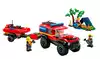 Конструктор Пожарная машина 4x4 со спасательной лодкой 60412 301 дет. LEGO City