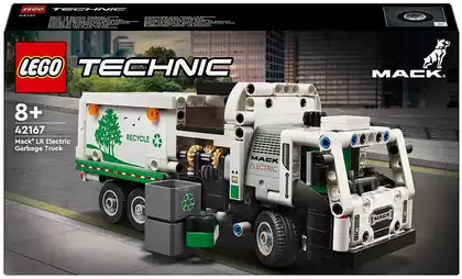 Конструктор Электрический мусоровоз Mack LR 42167 503 дет. LEGO Technic
