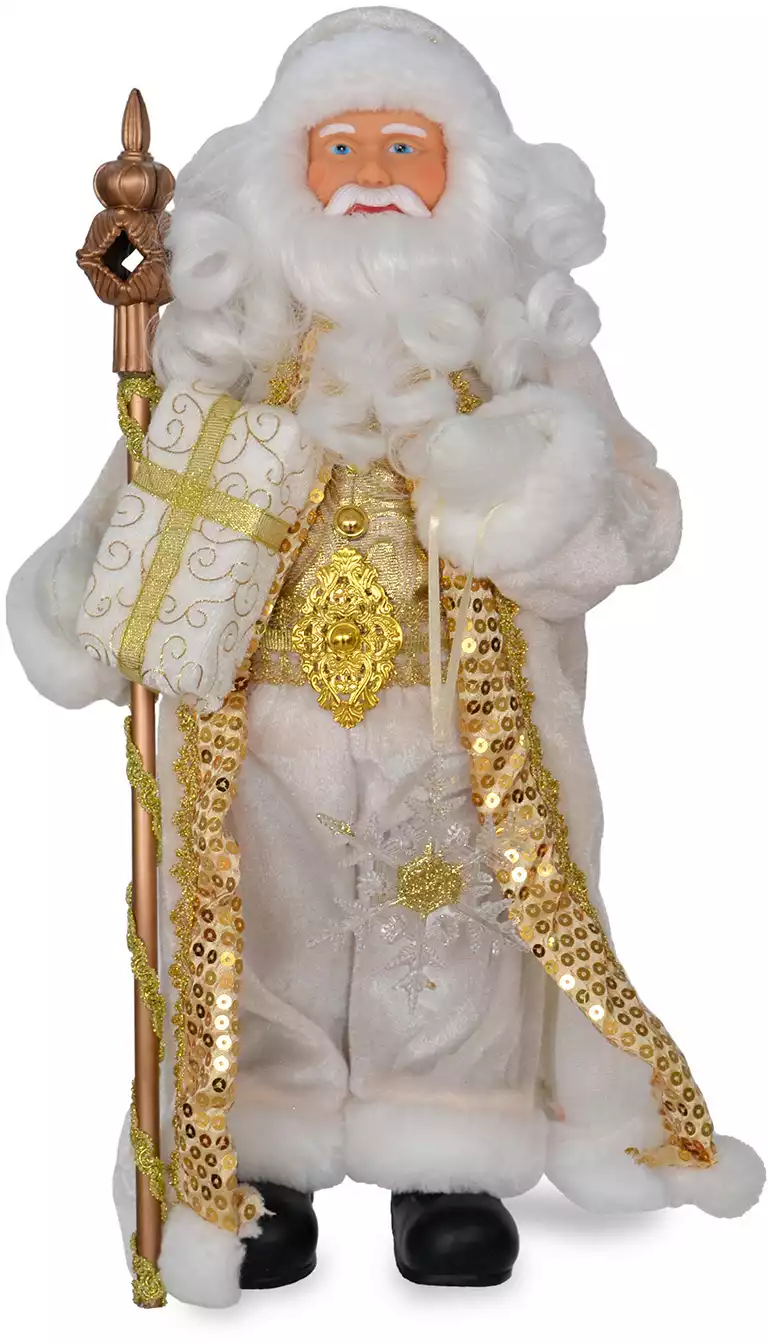 Новогодняя фигура Санта-Клаус 45 см с подарком TM-2317-B