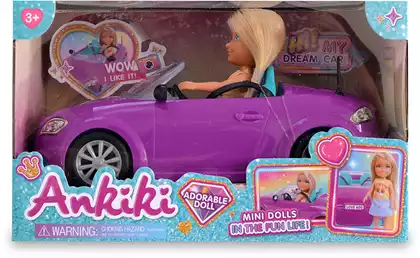 Кукла 606060 с машиной