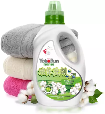YOKOSUN Гель для стирки , Японский органический хлопок, 1л