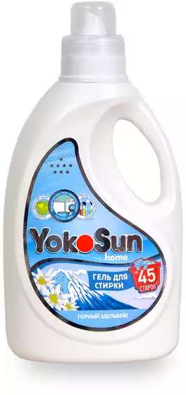 YOKOSUN Гель для стирки, Горный эдельвейс, 1л