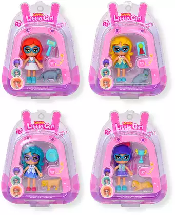 Кукла мини 8910-E35 с питомцем