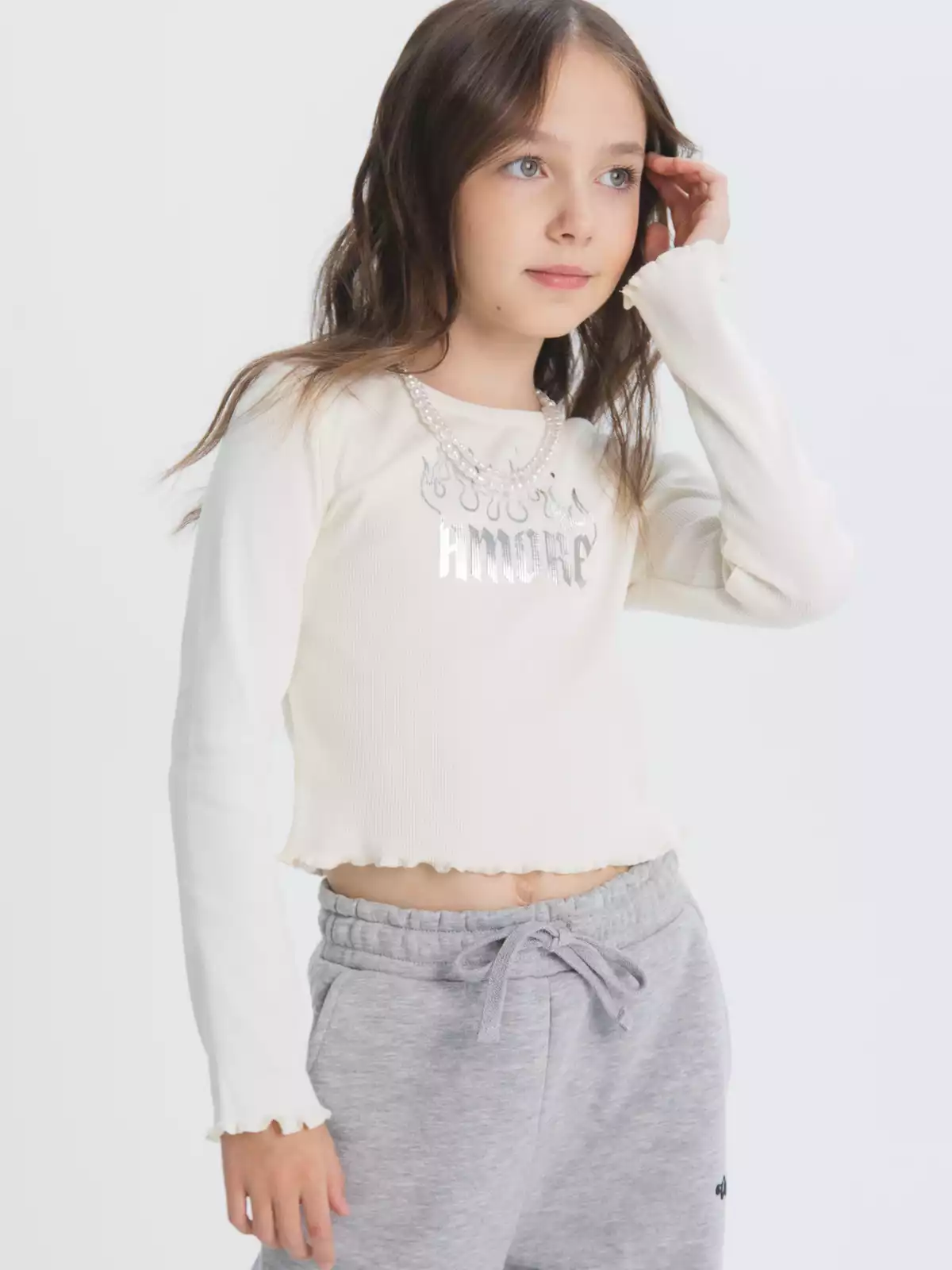 Лонгслив в рубчик Vulpes