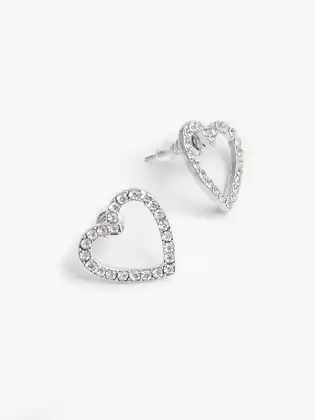 Серьги гвоздики 1 пара сердечки KEANU