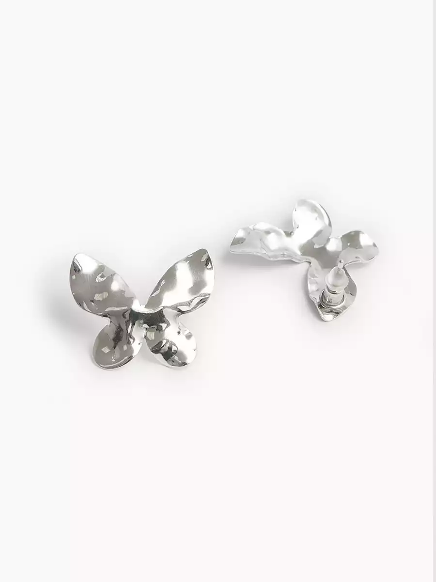 Серьги гвоздики 1 пара бабочки 058D-4875D KEANU