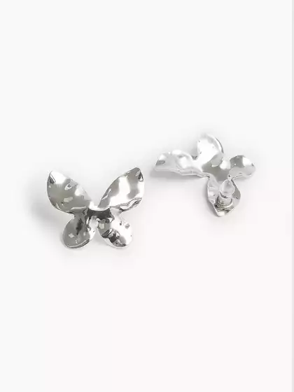 Серьги гвоздики 1 пара бабочки 058D-4875D KEANU