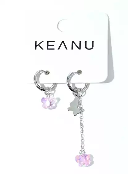 Серьги 1 пара бабочки 058D-5179D KEANU