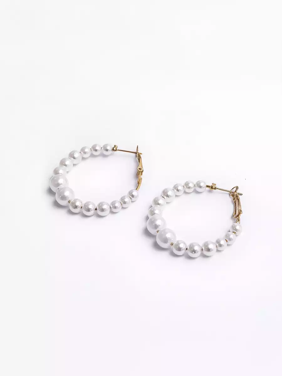 Серьги 1 пара жемчуженки 058D-4867D KEANU