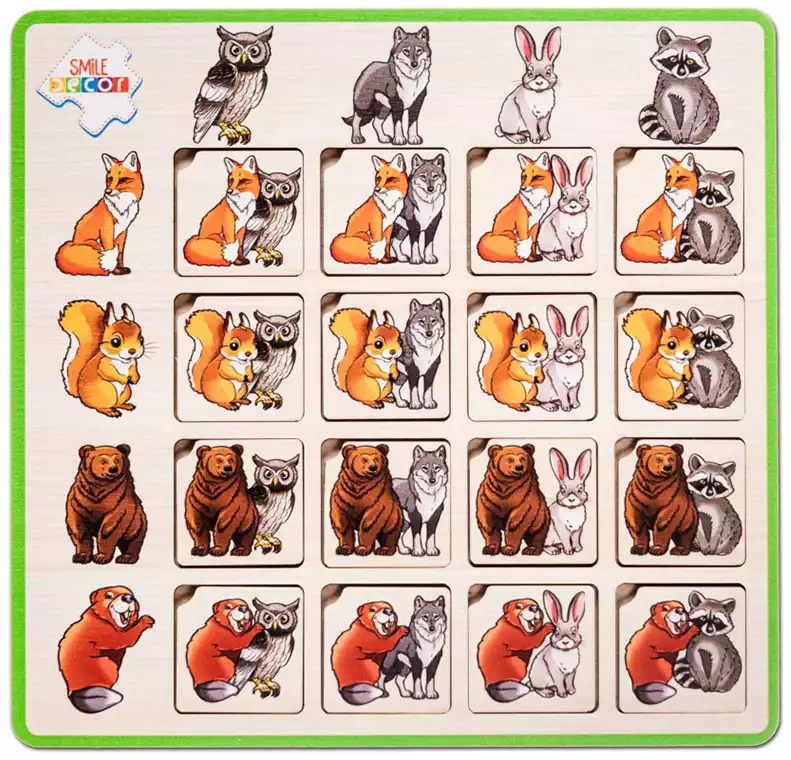 Головоломка Лесные соседи П1510 SmileDECOR