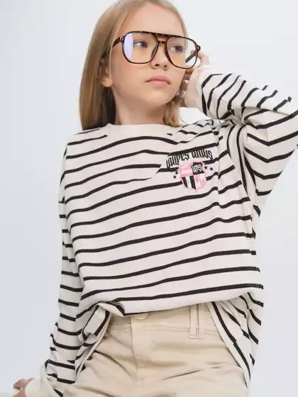 Лонгслив в полоску Vulpes