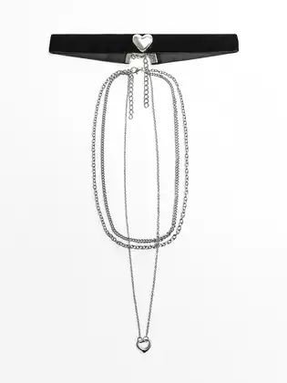 Бусы чокер с цепочками 058D-5075D KEANU