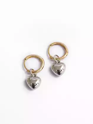 Серьги 058D-5057D золото/серебро KEANU