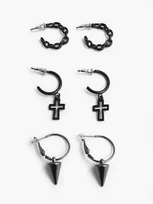 Серьги в наборе 3 пары 058D-3847D-1 KEANU