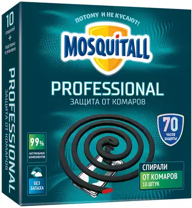 MOSQUITALL Спирали Профессиональная защита от комаров